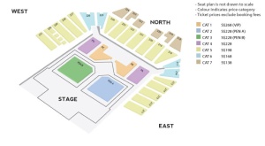 Infinite One Great Step World Tour in Singapore Concert Seating Plan